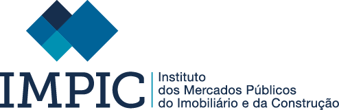 Logotipo do instituto dos mercados publicos do imobiliario e da constituicao